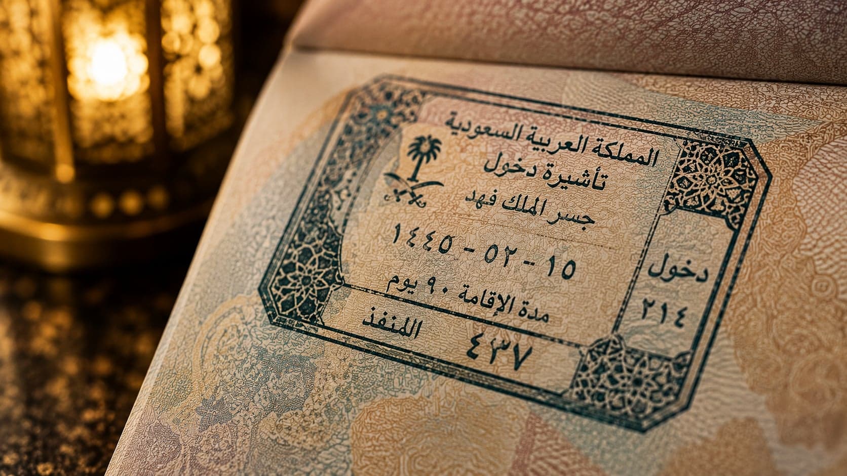 How to Decode Arabic Stamps and Hijri Dates on Your Saudi Passport Pages