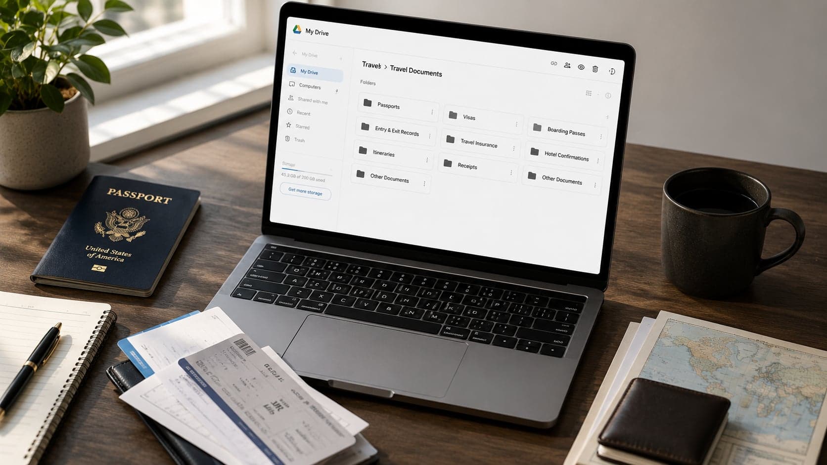 How to Organise Your Travel Documents on Google Drive (Before You Lose Them)